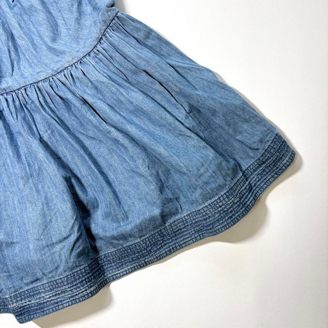 ドゥロワー Drawer ティアードデニムスカート 38 洗えます