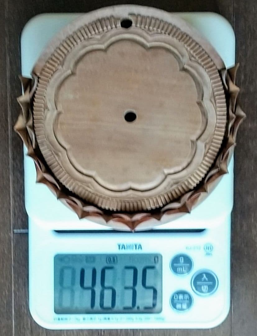 円台座のみ #490 ◆白檀 木彫 仏像