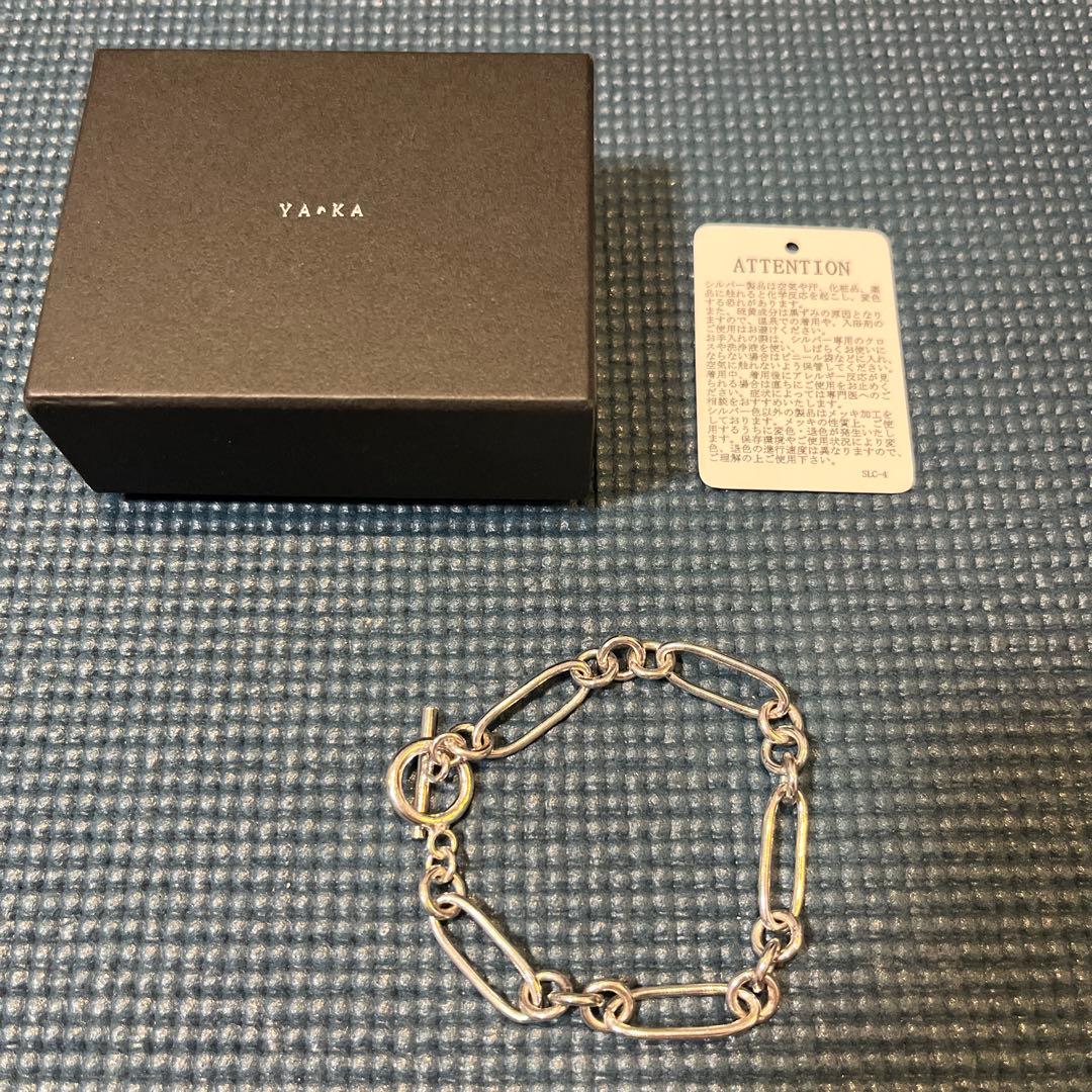 ☆超備品☆YArKA シルバー925 ミックスチェーンブレスレット