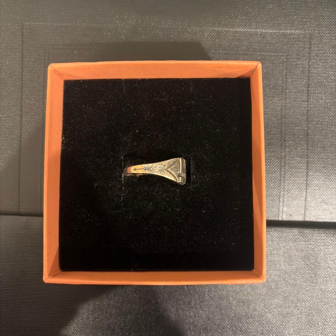 卍　リング　指輪　シルバー925 スワスティカ模様リング　約18号