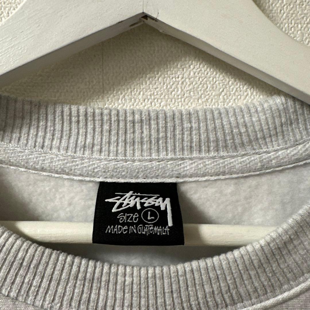 STUSSY STARS CREW ロゴ プリント スウェット トレーナー
