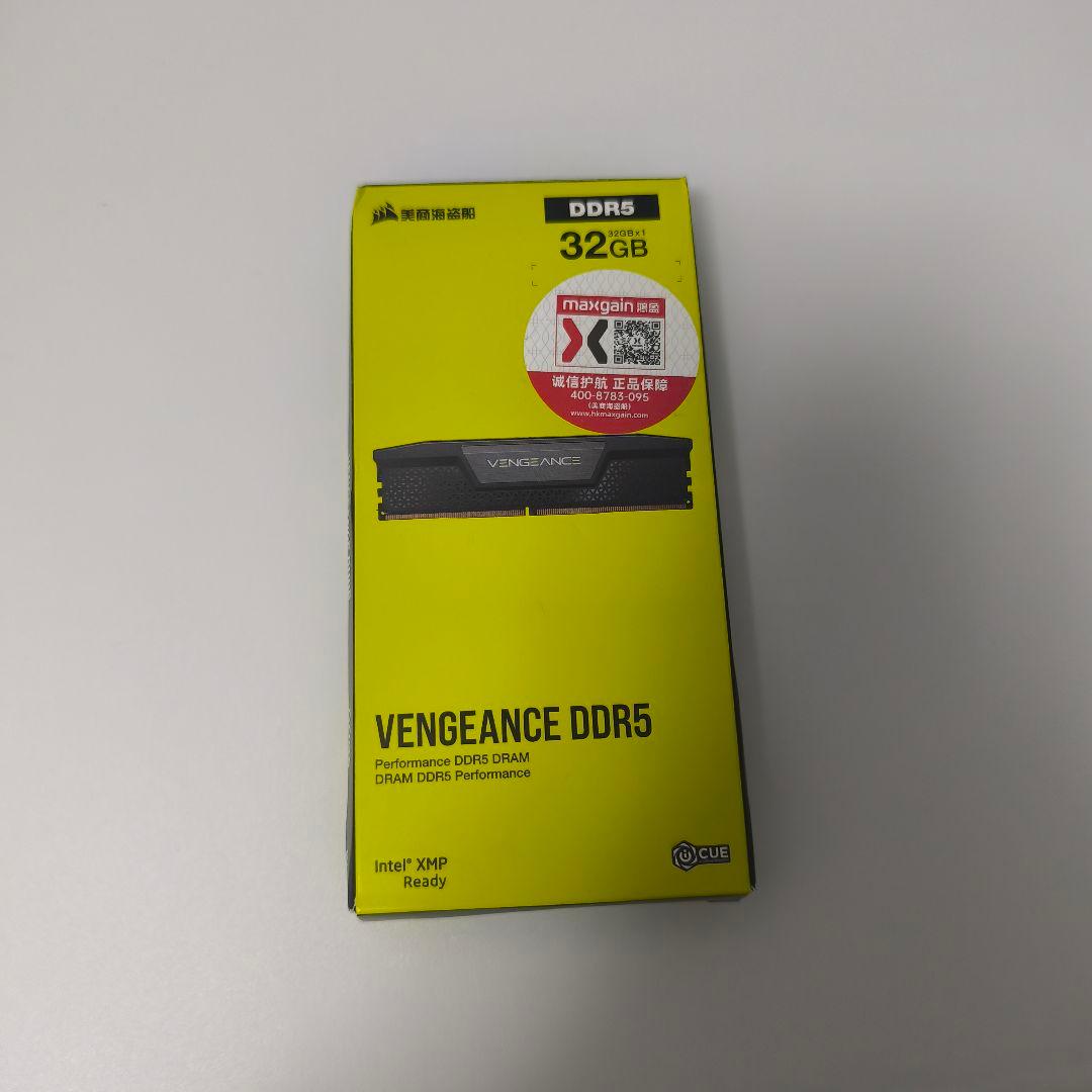 CORSAIR Vengeance DDR5 32GB　6000MHz動作確認済