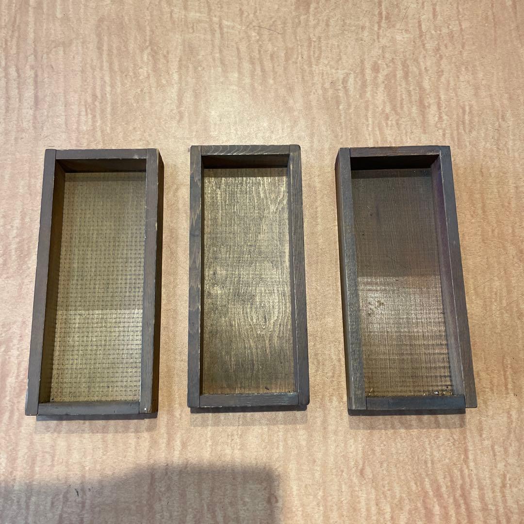 【再入荷】【珍しい小型】B40-6/活版印刷所で使われていた小箱（文選箱）40枚