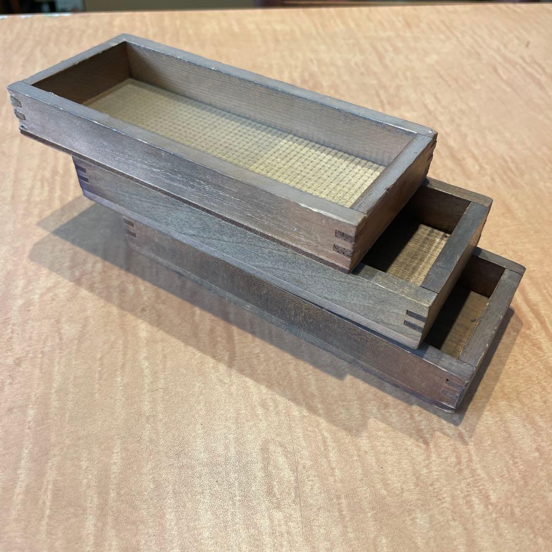 【再入荷】【珍しい小型】B40-6/活版印刷所で使われていた小箱（文選箱）40枚
