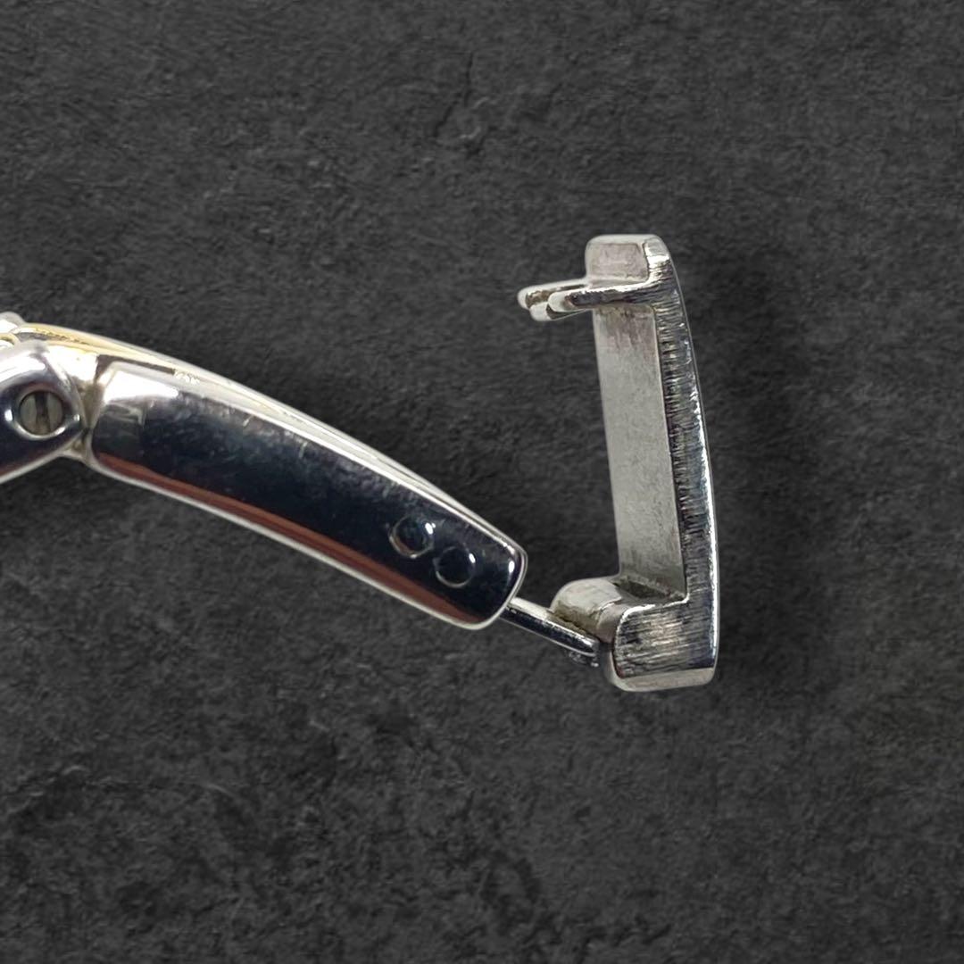 稼動品 イヴサンローラン YSL オクタゴン クォーツ腕時計 コンビ 256