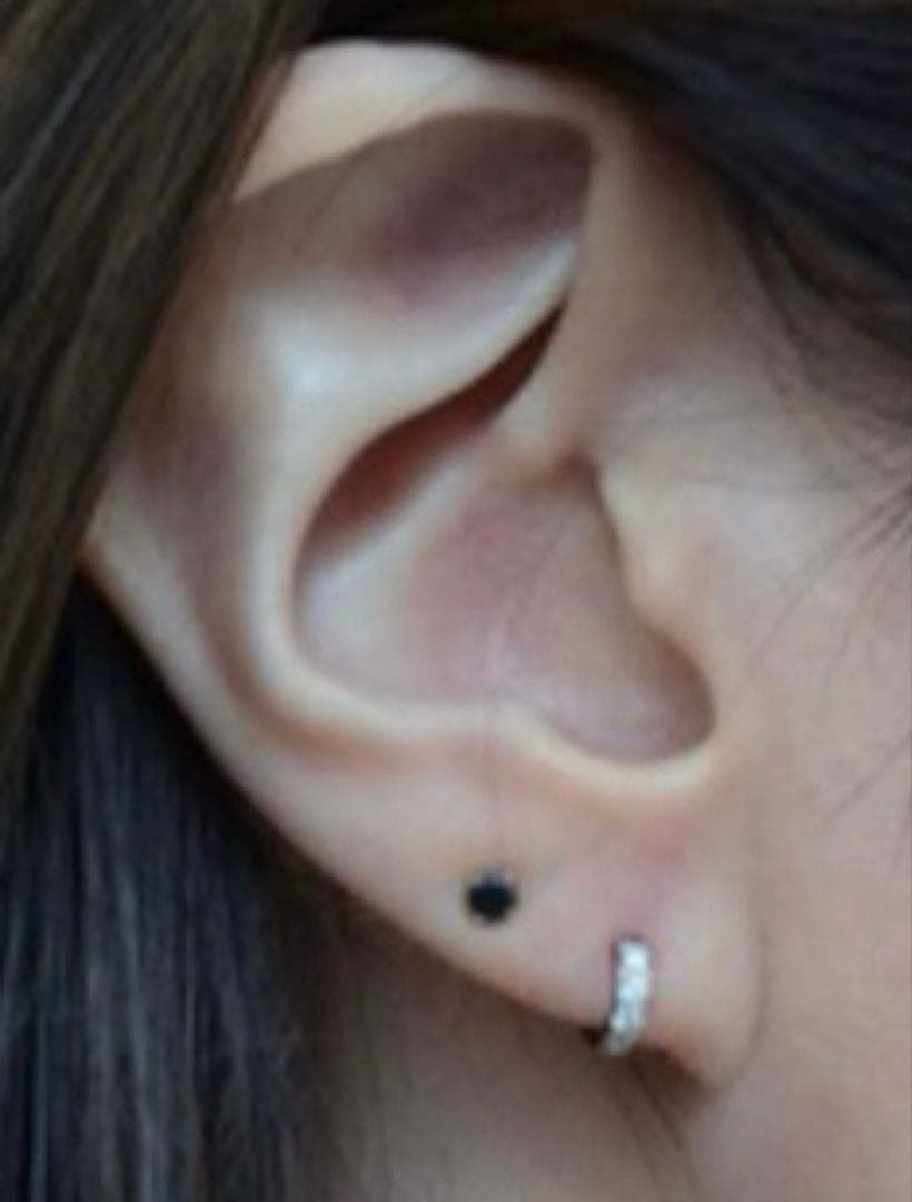 noguchi ダイヤ×ホワイトゴールドピアス