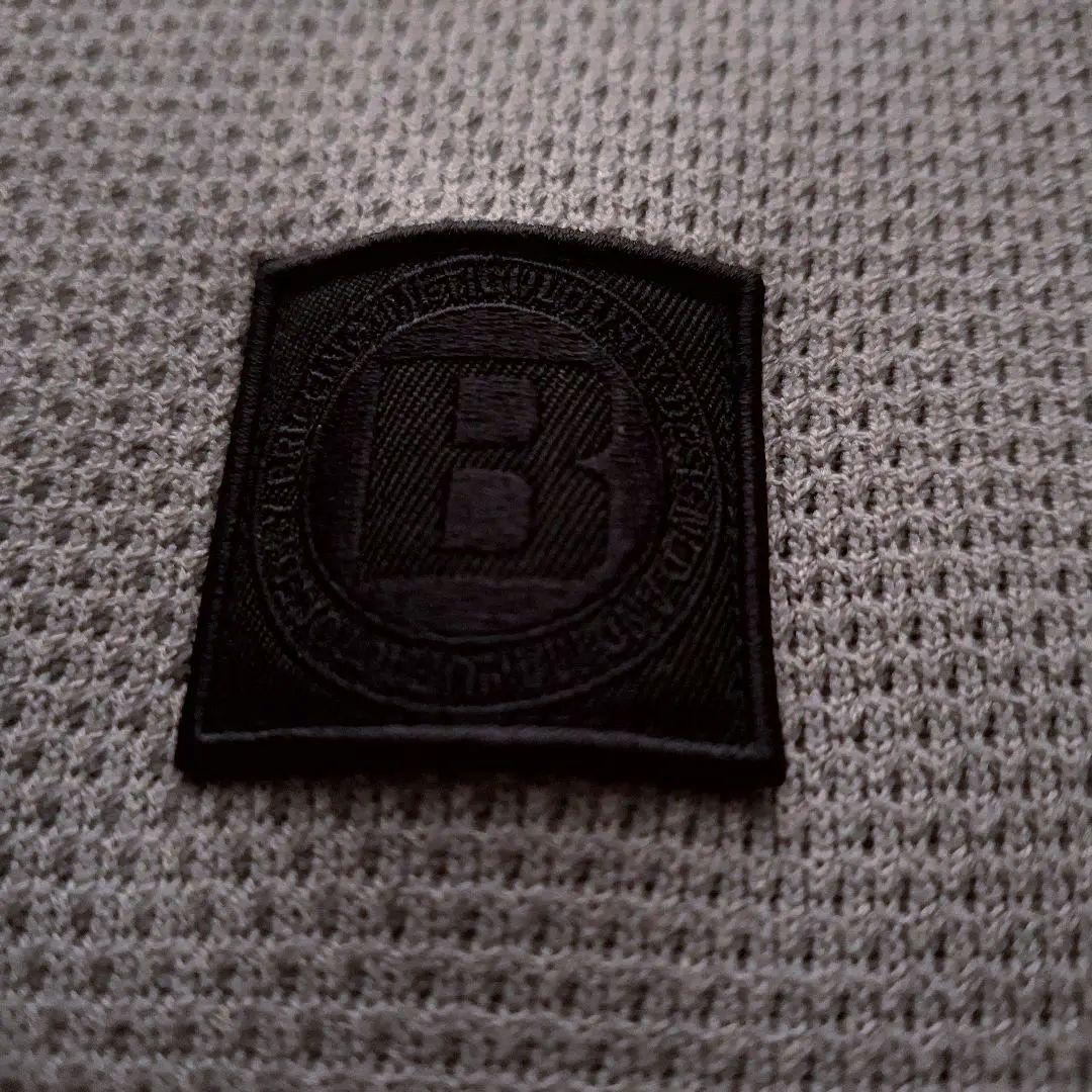 ブリーフィング LOGO BACK RIB LS MOCK NECK RF