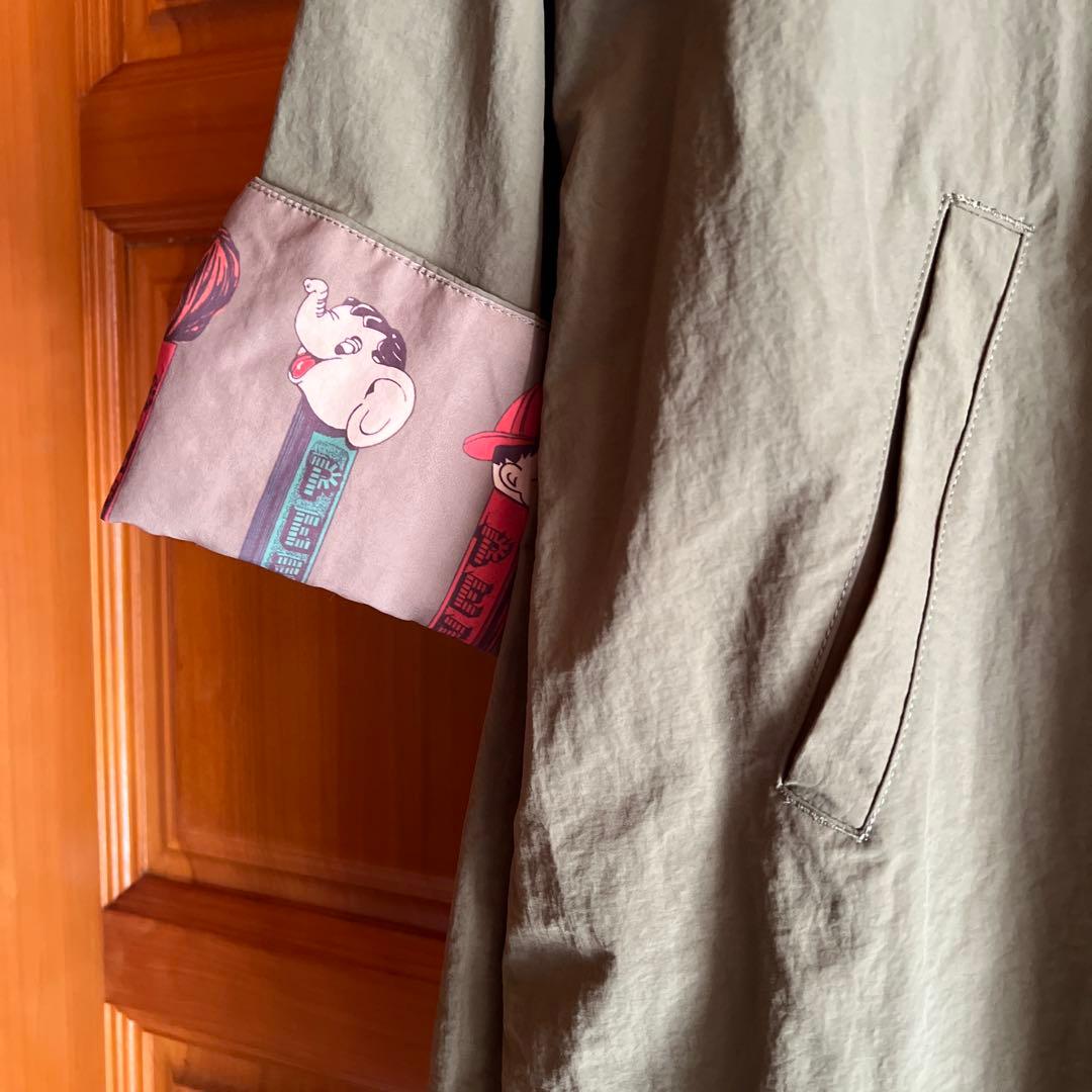 PEZキャラクター刺繍入りレインコート