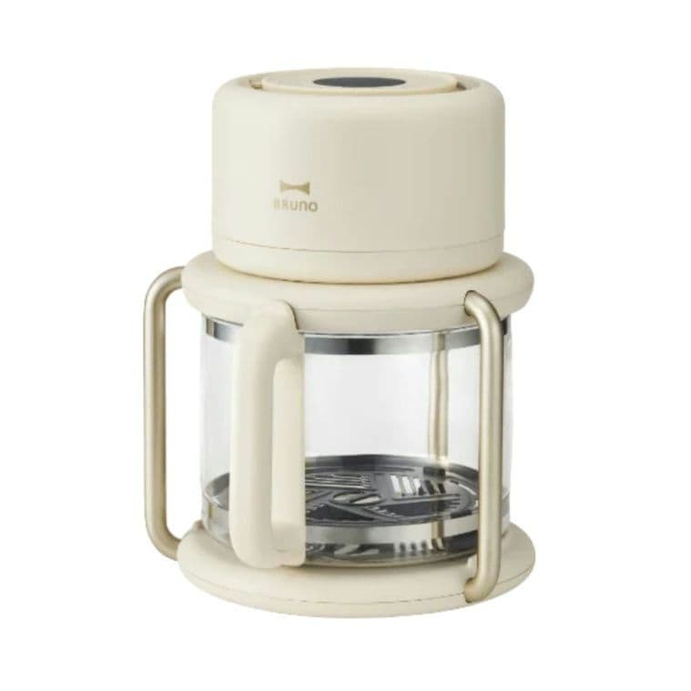 ★新品！BRUNO ブルーノ ガラスエアフライヤー アイボリー★