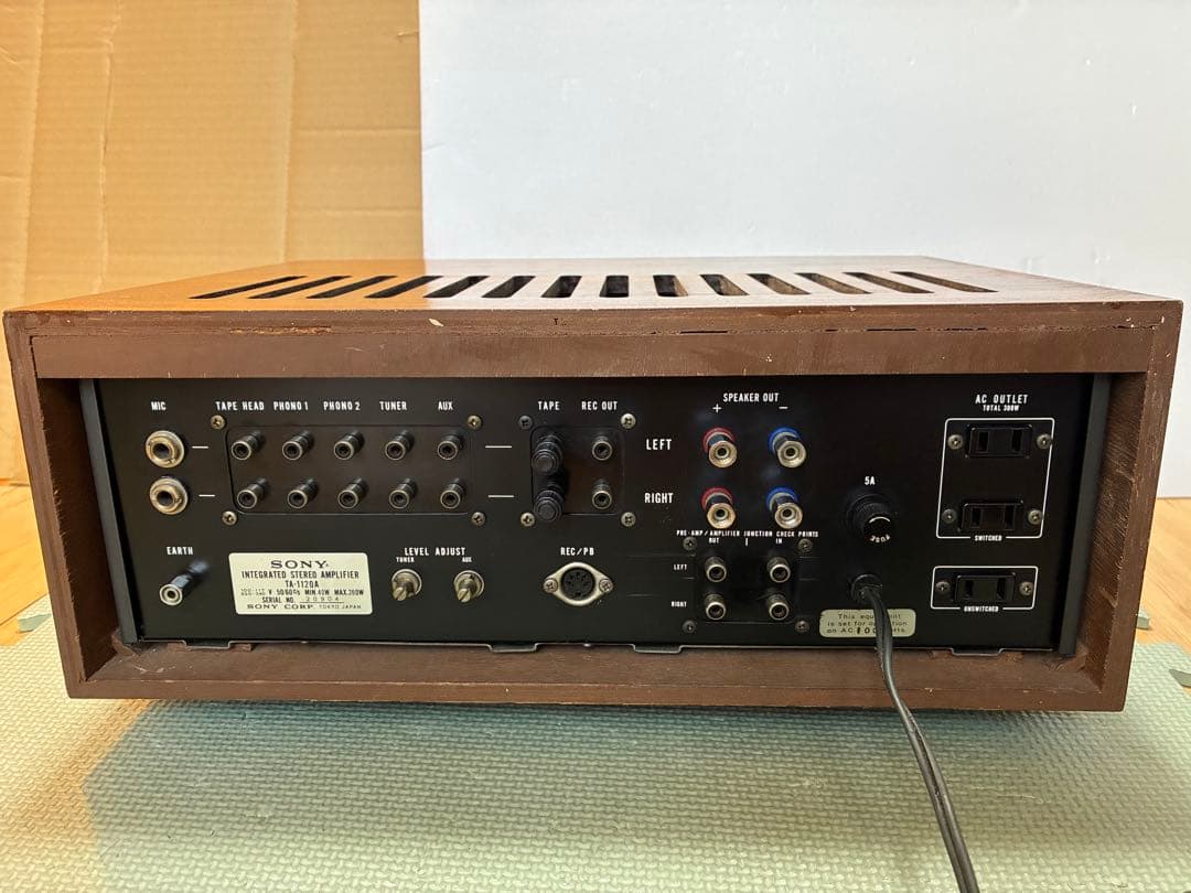 SONY TA-1120A 昭和のプリメインアンプ
