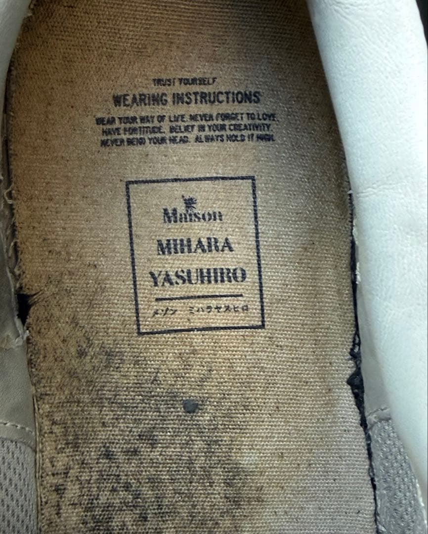 Maison MIHARA YASUHIRO BLAKEY 43 ホワイトmmy
