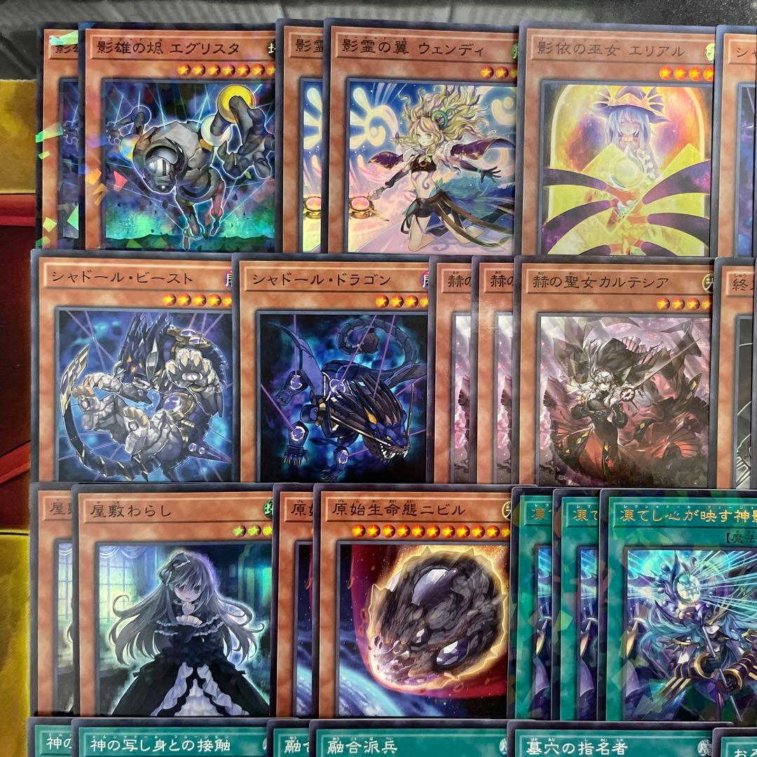 大会優勝構築 シャドールデッキ 凍てし心が映す神影 メシャフレール 煉獄の乖放