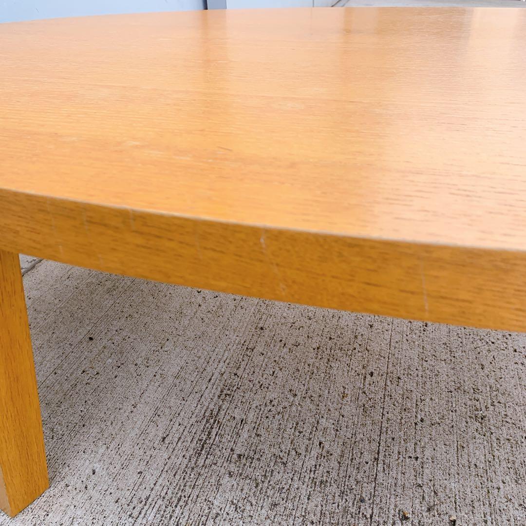 【送料込】清美堂 木製 折り畳み 楕円ちゃぶ台 座卓 センター コーヒーテーブル