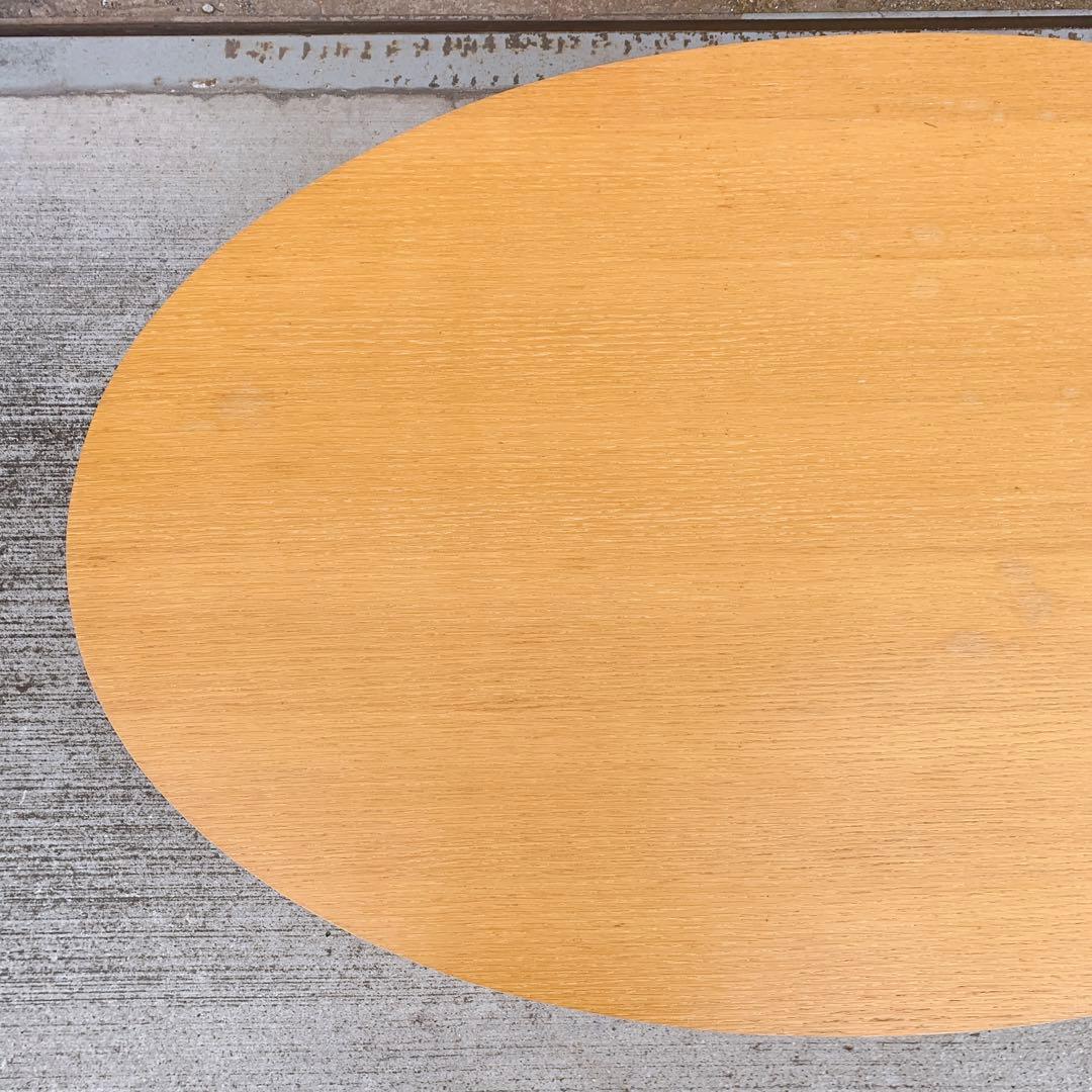 【送料込】清美堂 木製 折り畳み 楕円ちゃぶ台 座卓 センター コーヒーテーブル