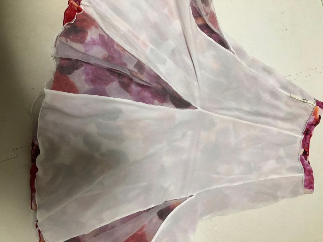 社交ダンス練習着レッスン着パーティChacott花柄スカートドレストップスおまけ