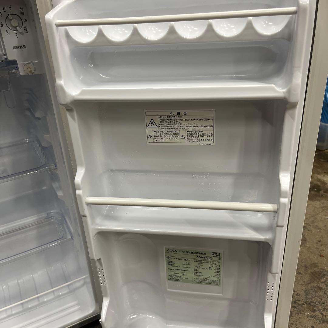 AQUA ノンフロン直冷式冷蔵庫 AQR-8K