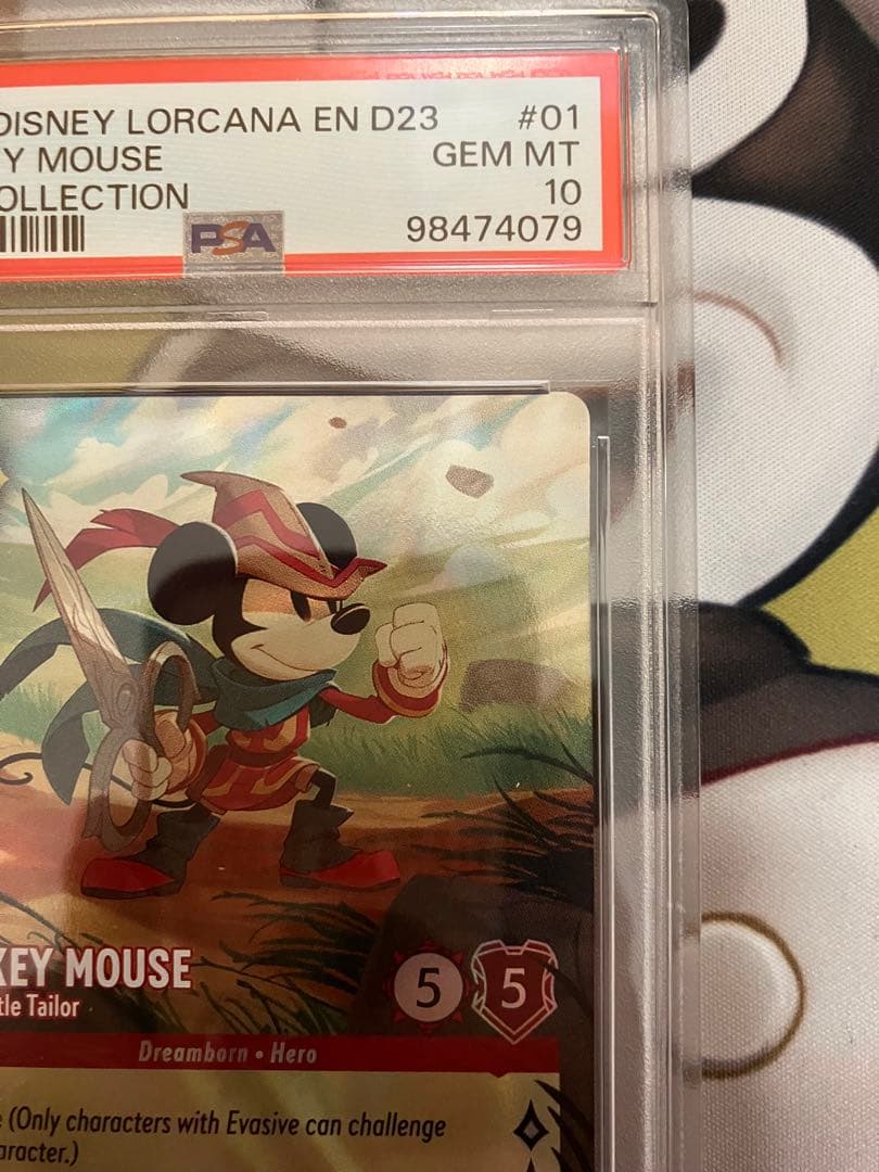 Disney ロルカナ ミッキー D23 限定 プロモPSA10 ディズニー