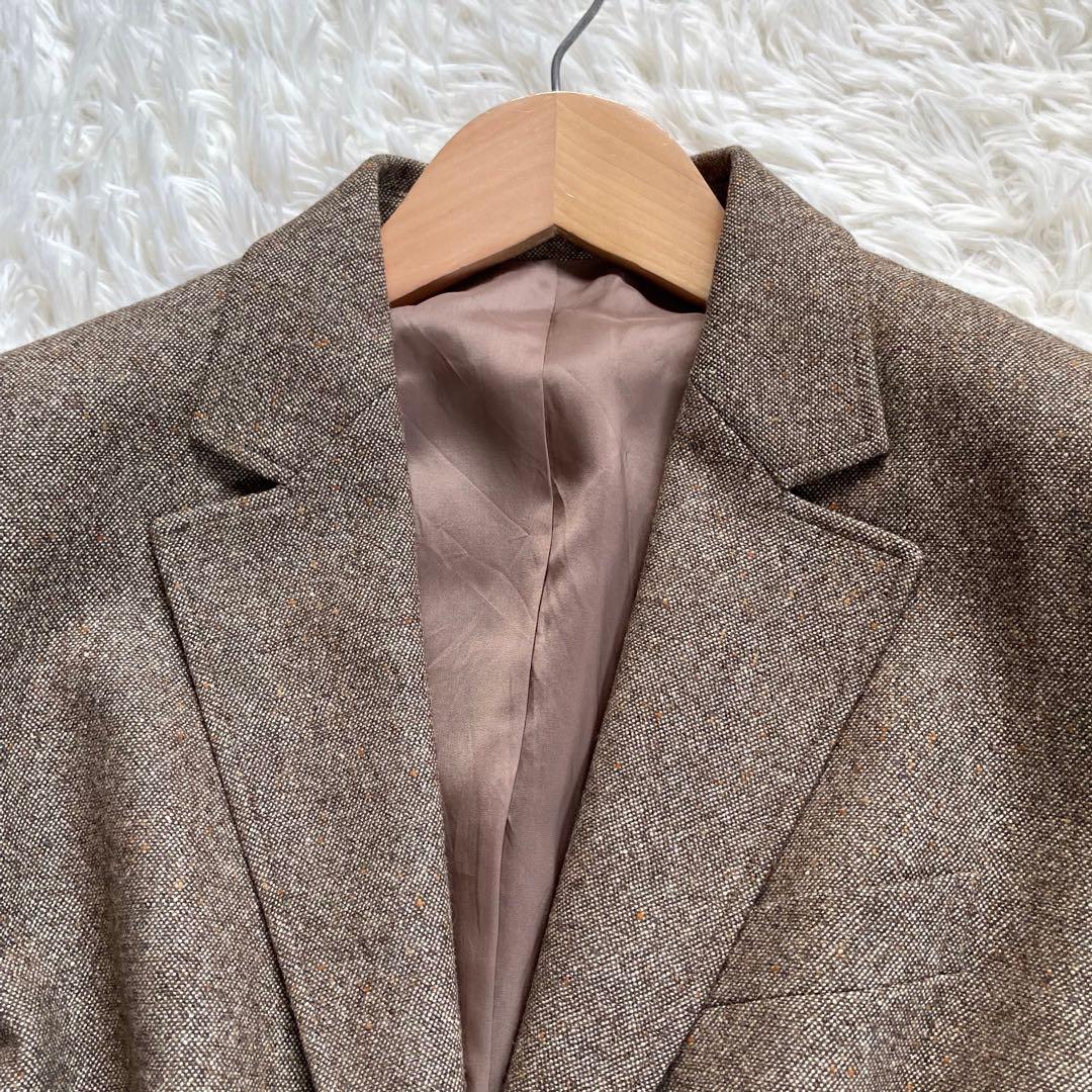 大きいサイズNEWYORKERニューヨーカー ライトブラウンパンツスーツ上下