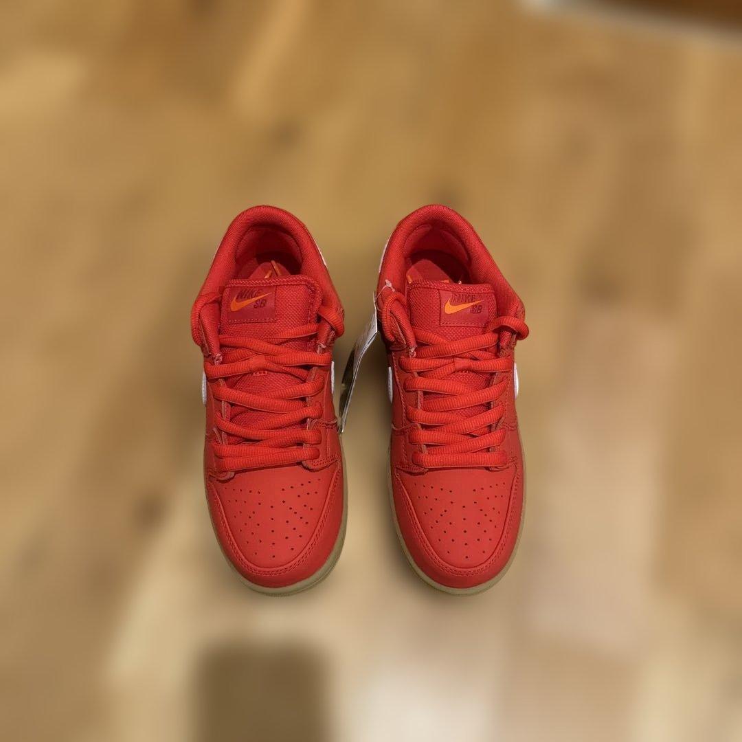 NIKE SB DUNK ISO レッド ガムソール 26cm
