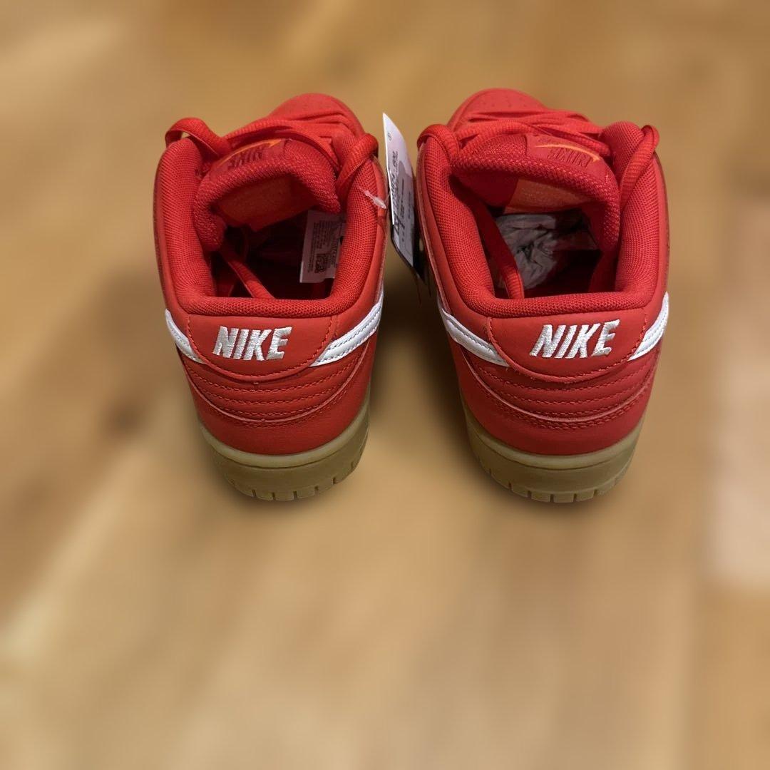 NIKE SB DUNK ISO レッド ガムソール 26cm