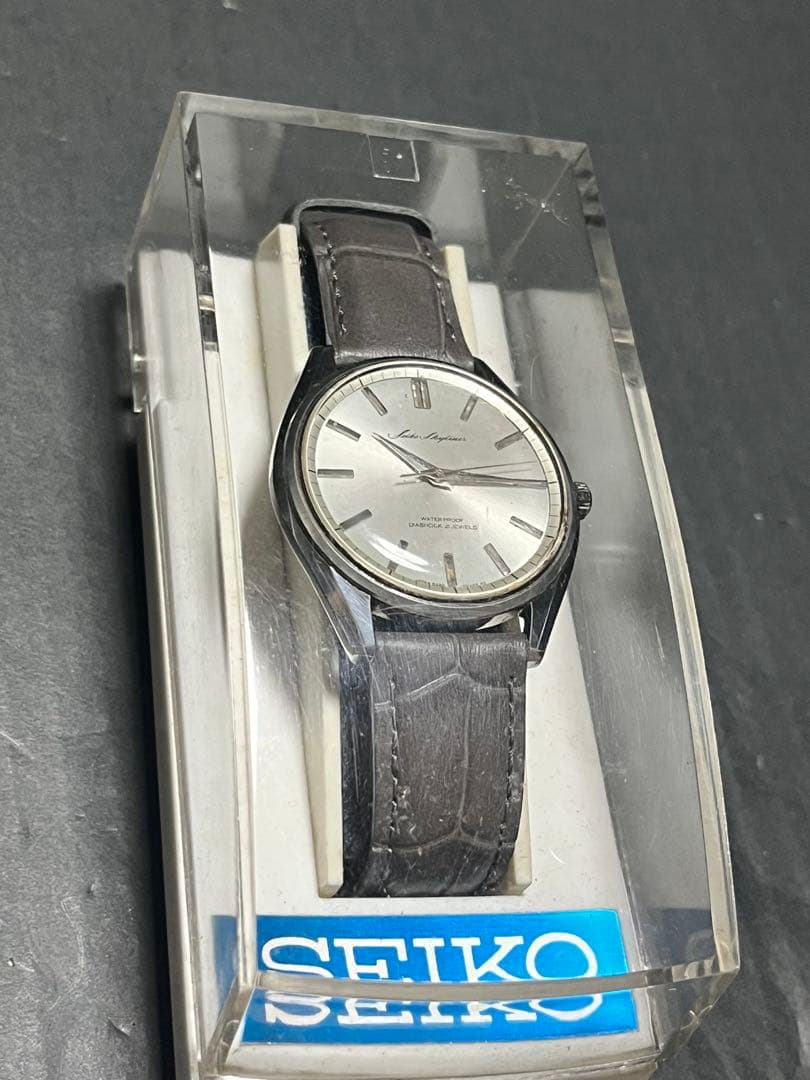 ★奇跡当時物ケース付! SEIKO スカイライナー　劇的美品！メンズ腕時計稼働