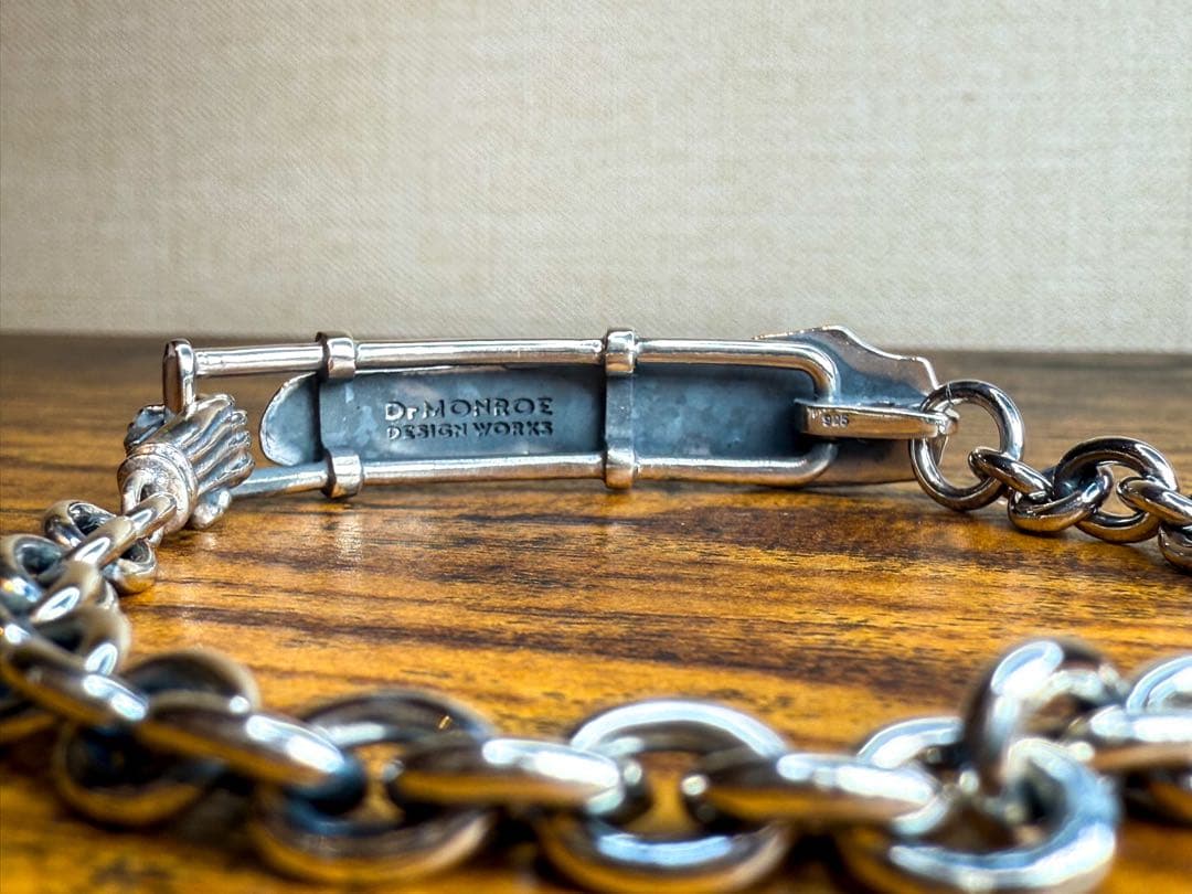 Dr MONROE ドクターモンロー スカル＆ボーンハンドブレスレット スカル