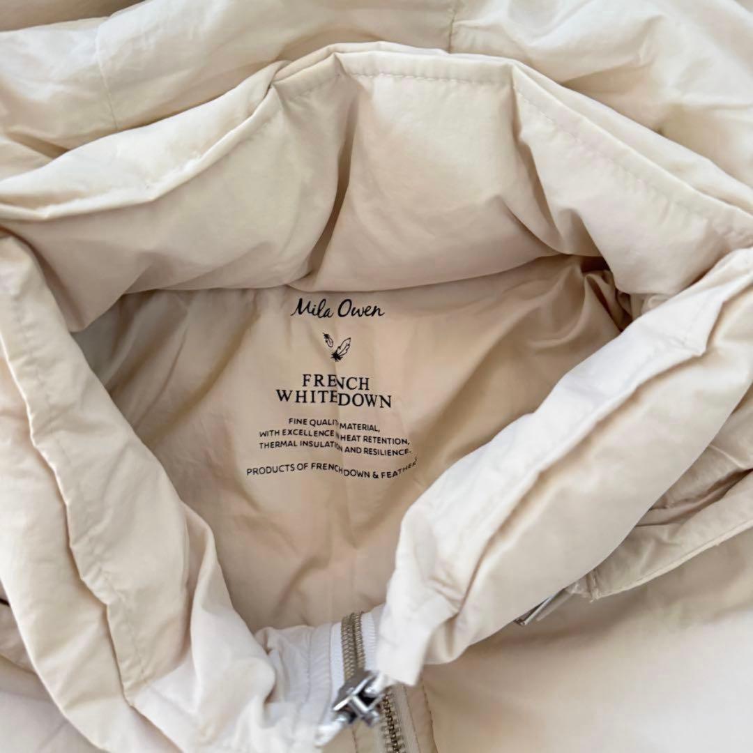 Mila Owen フード付きダウンジャケット アイボリー 新品未使用