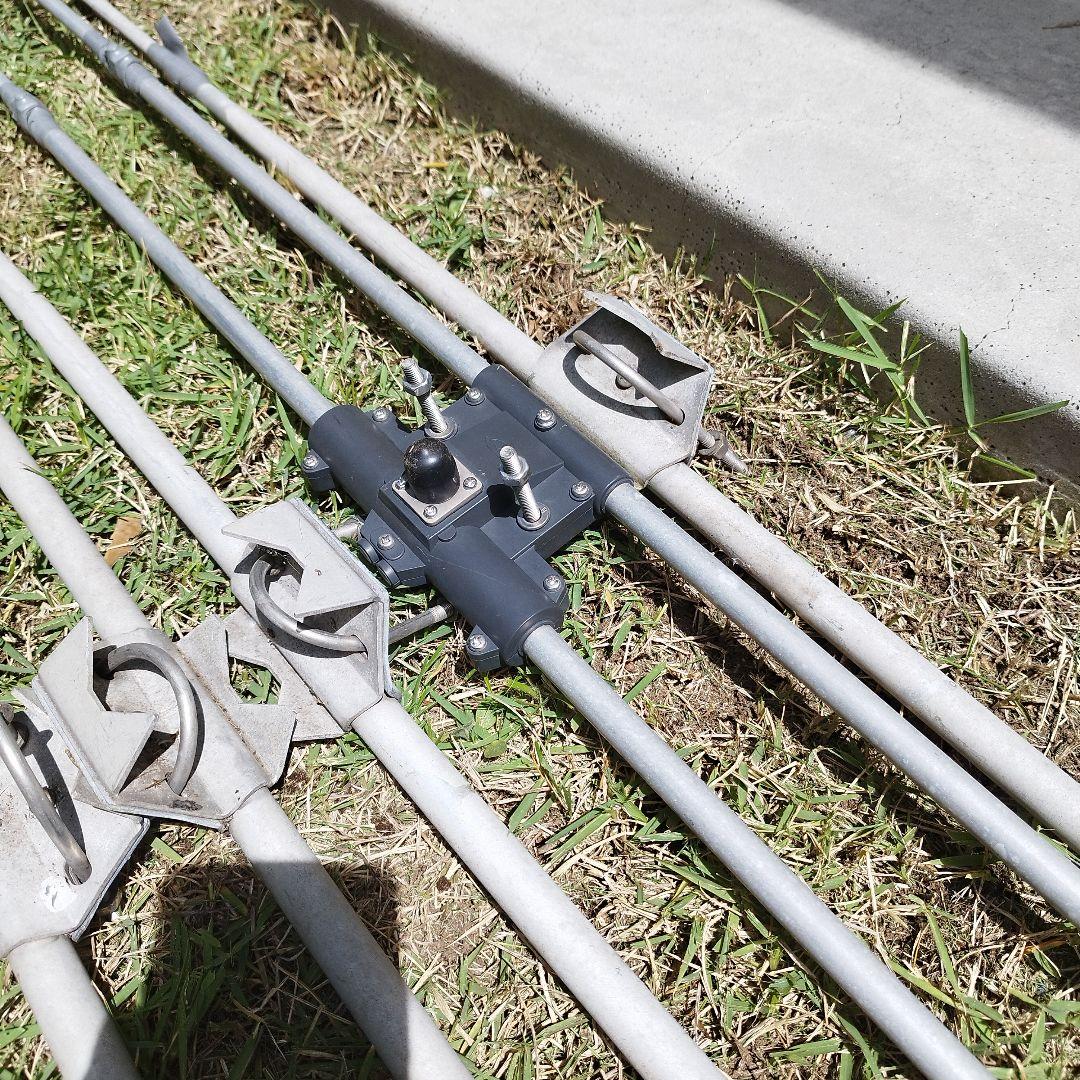 アマチュア無線　クリエートデザイン　6m エレメント、クランプのみ