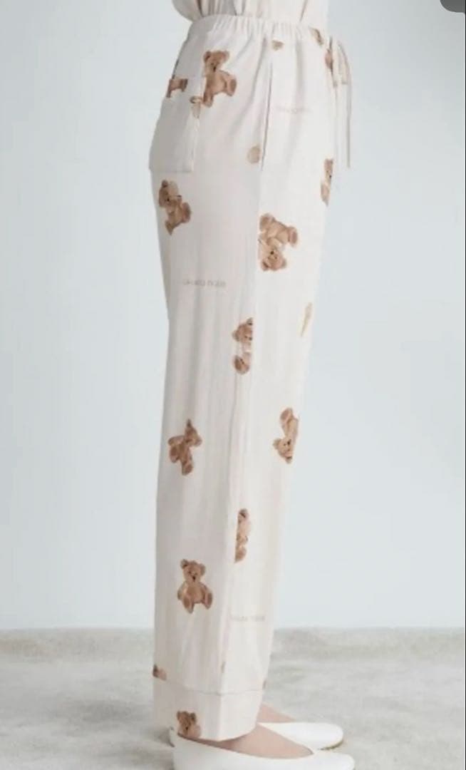 新品　完売品　限定　ジェラートピケ　パジャマ　長袖　上下セット　ベア　くま