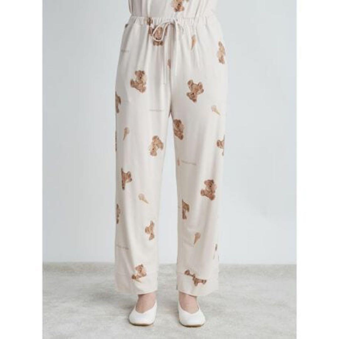 新品　完売品　限定　ジェラートピケ　パジャマ　長袖　上下セット　ベア　くま