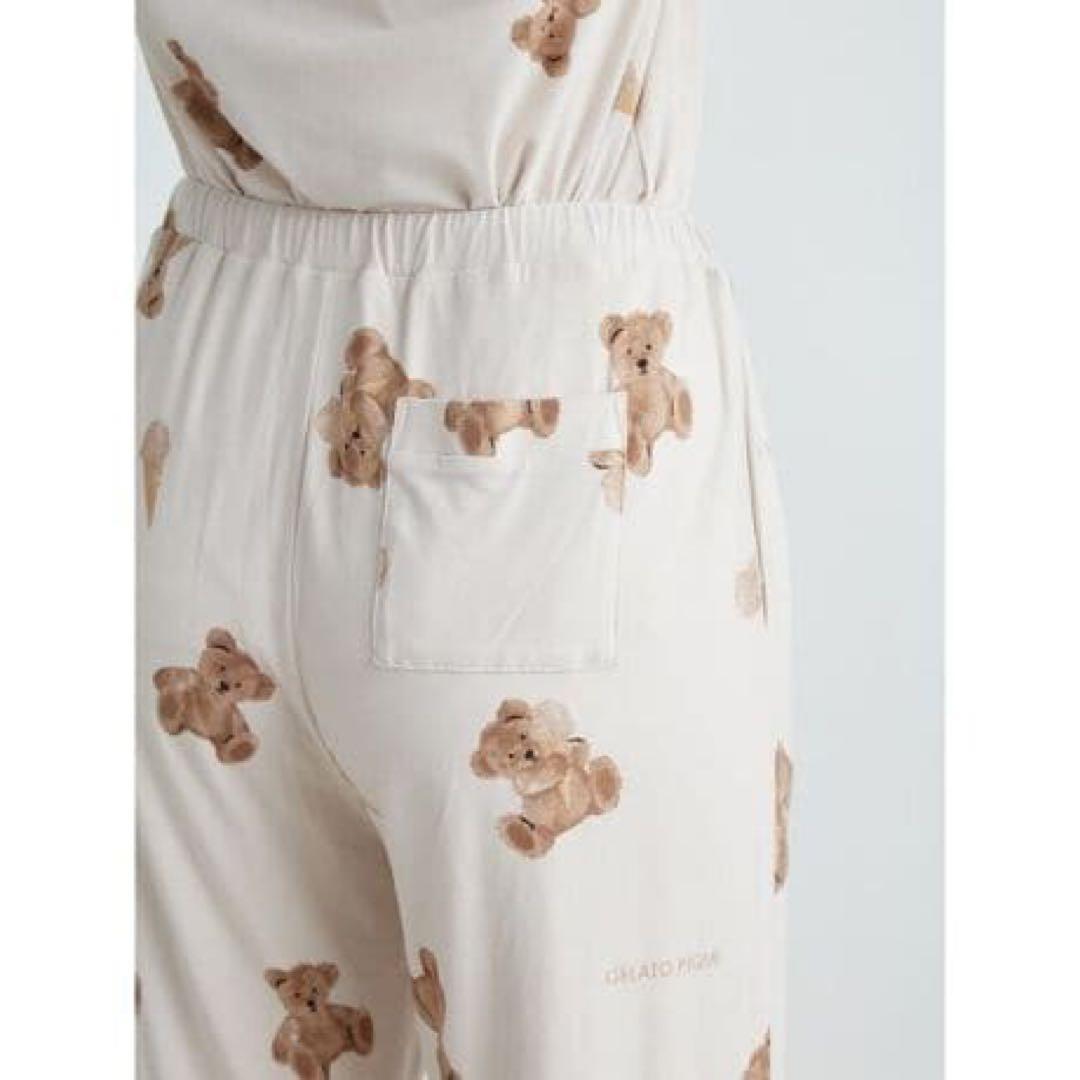 新品　完売品　限定　ジェラートピケ　パジャマ　長袖　上下セット　ベア　くま