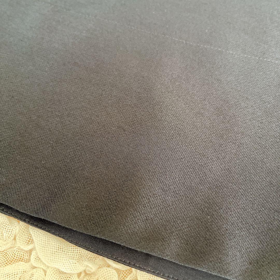 新品未使用 タグ付 ebure クリアダブルクロス トラペーズスカート ロング