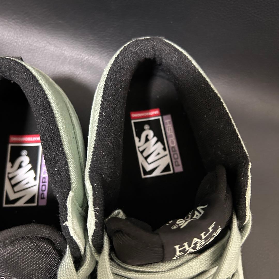 【一回のみ着用】ハーフキャブ　グレーオリーブ26.5 HALF CAB VANS