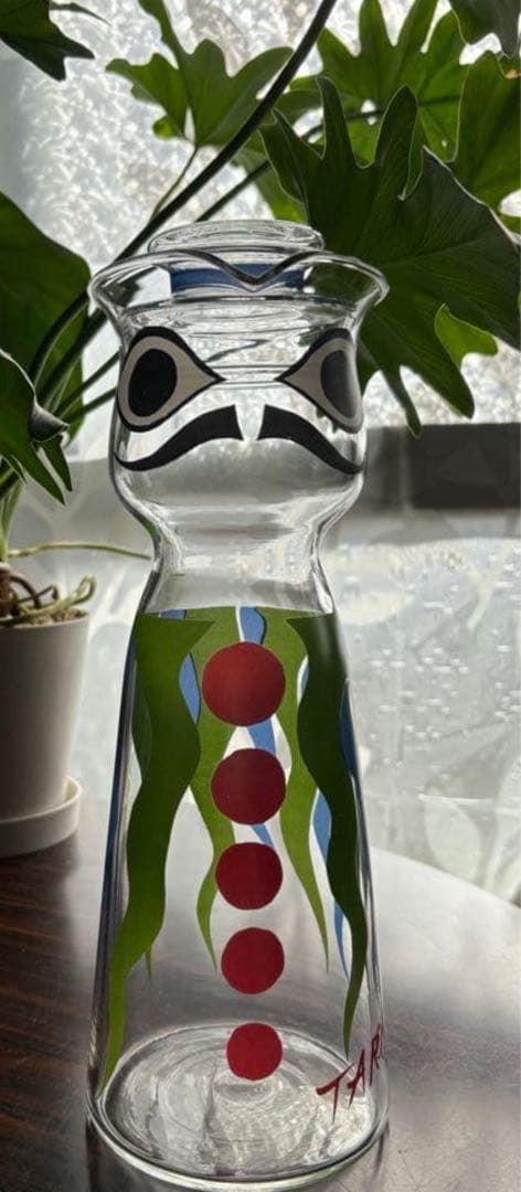 岡本太郎　水差し男爵　ガラス製ピッチャー