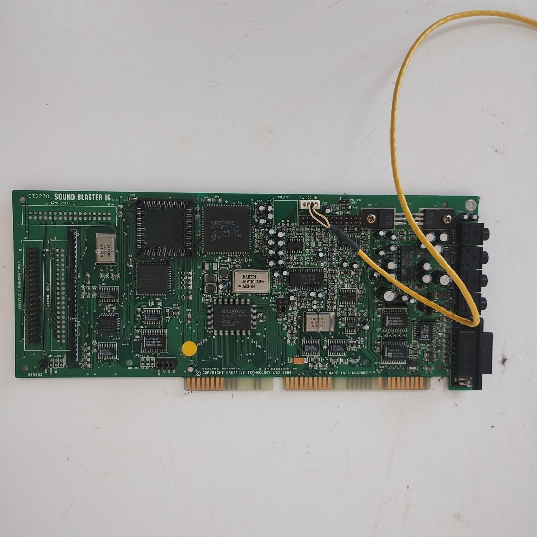 Sound Blaster 16 ISAサウンドカード CT2230