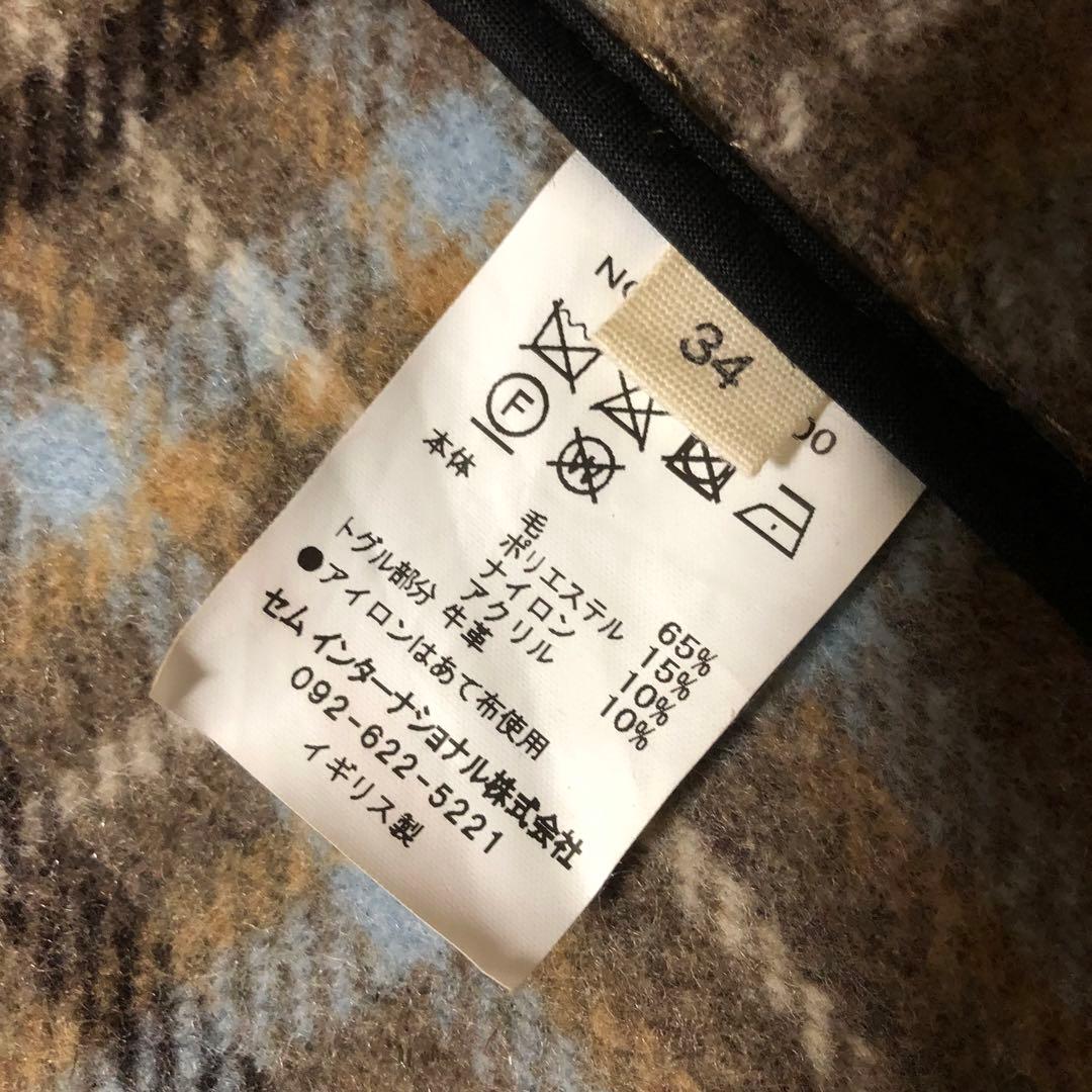 極美品♡ ロンドントラディション　ダッフルコート　ロング　英国製　チェック