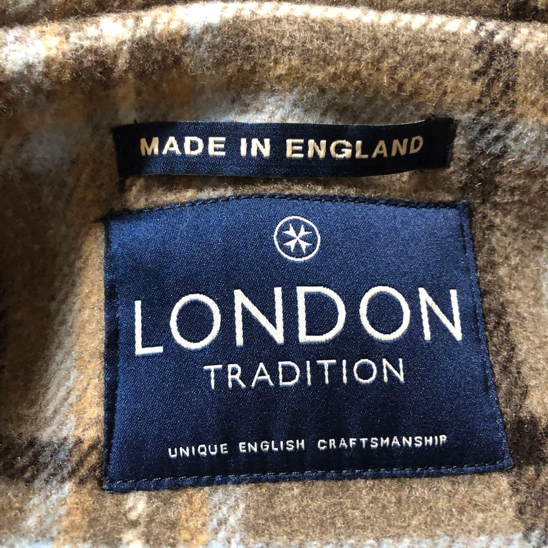 極美品♡ ロンドントラディション　ダッフルコート　ロング　英国製　チェック