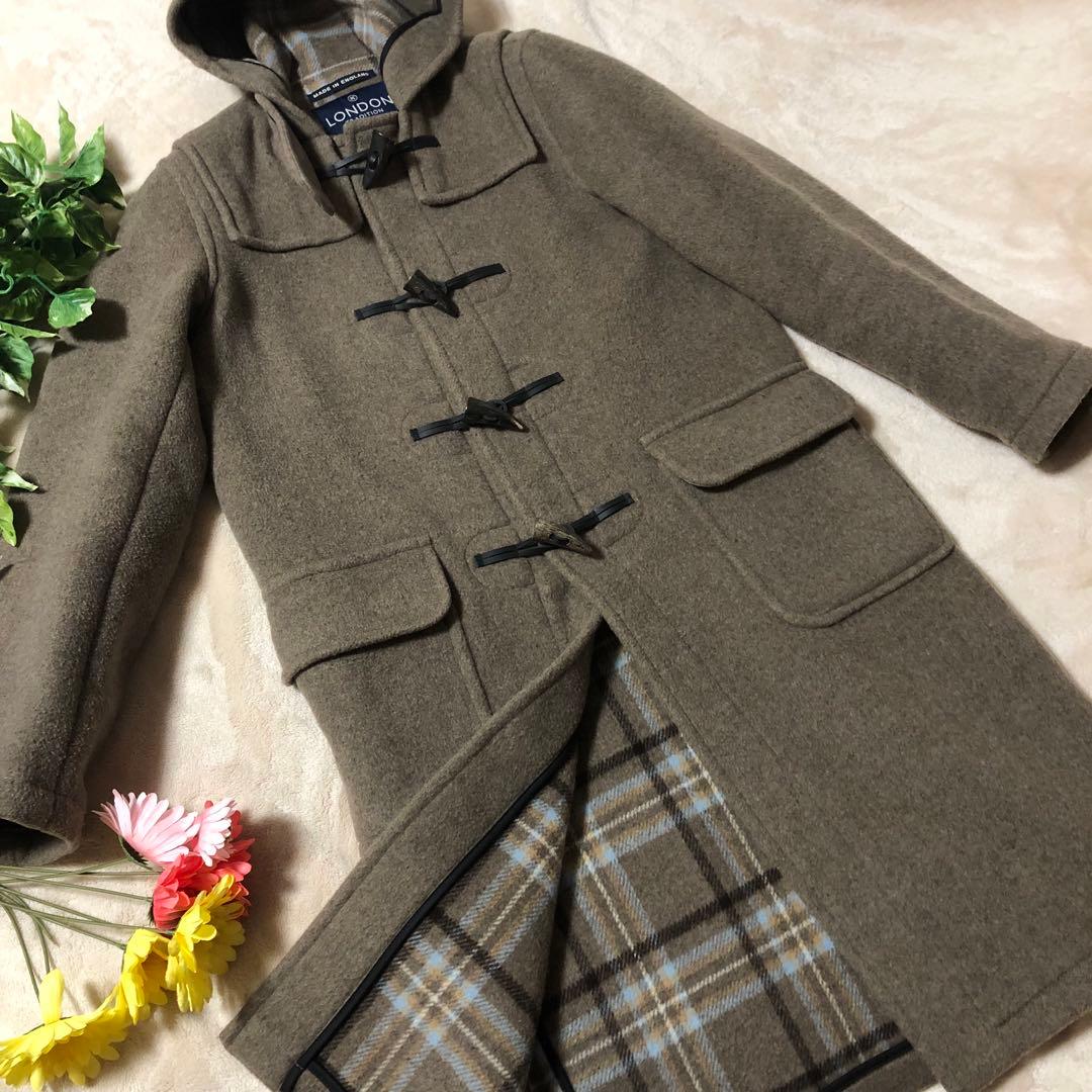 極美品♡ ロンドントラディション　ダッフルコート　ロング　英国製　チェック