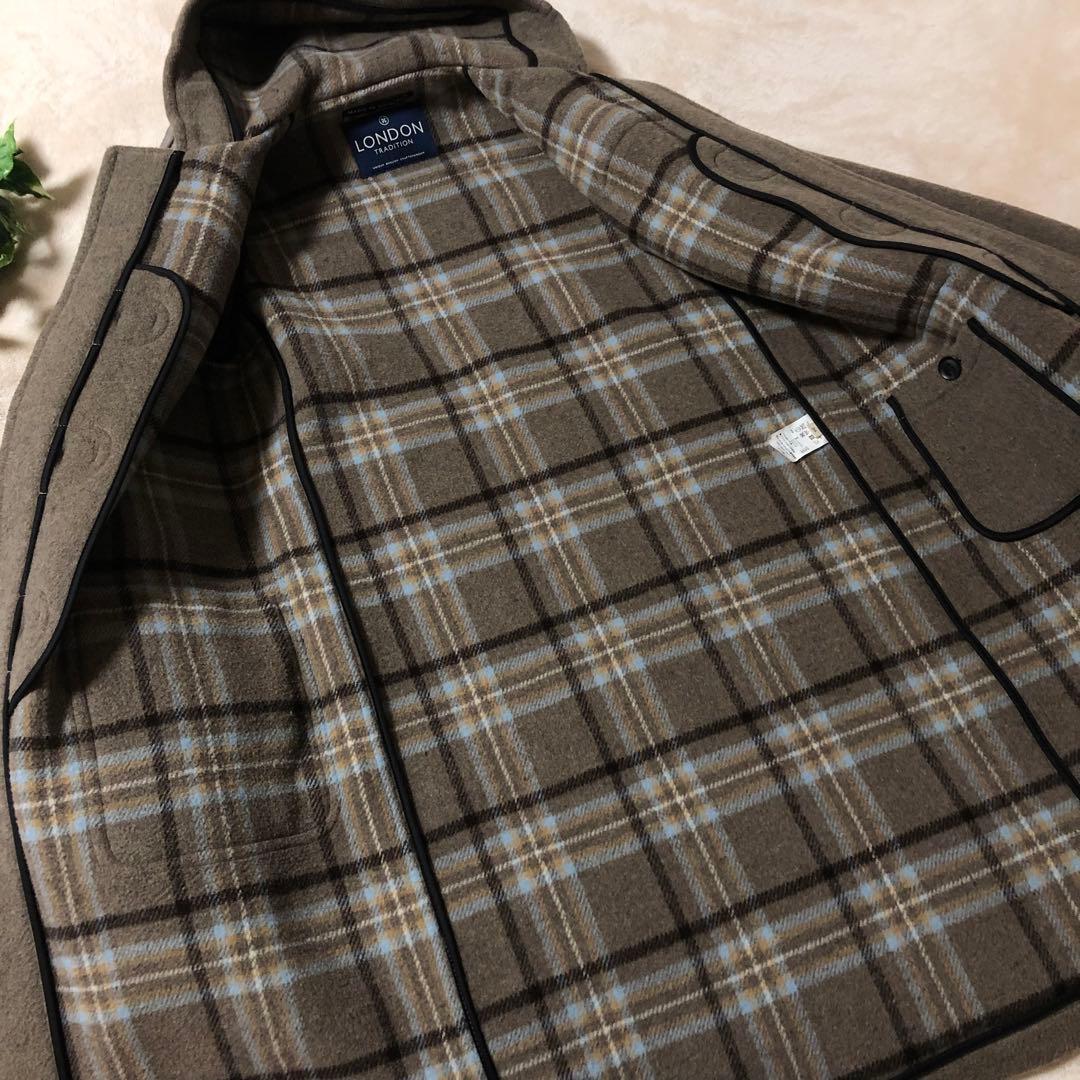 極美品♡ ロンドントラディション　ダッフルコート　ロング　英国製　チェック