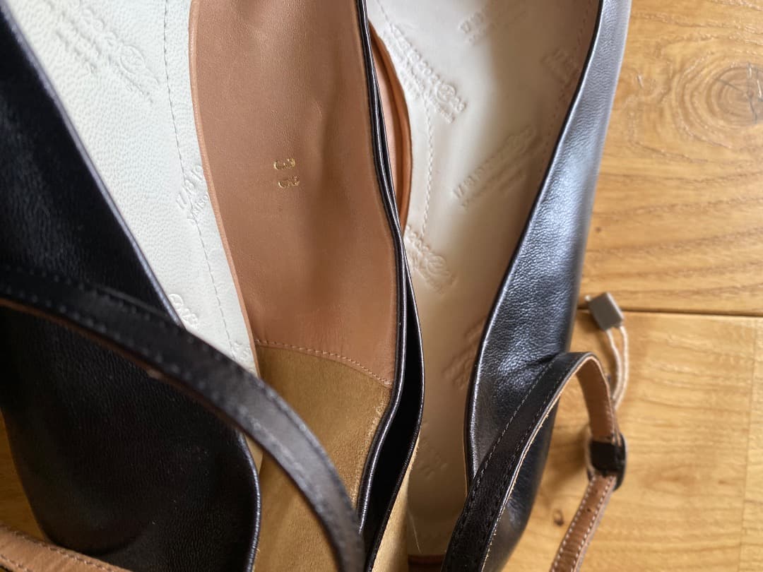 メゾン・マルタン・マルジェラ　レディース　新品　革　バレリーナシューズ