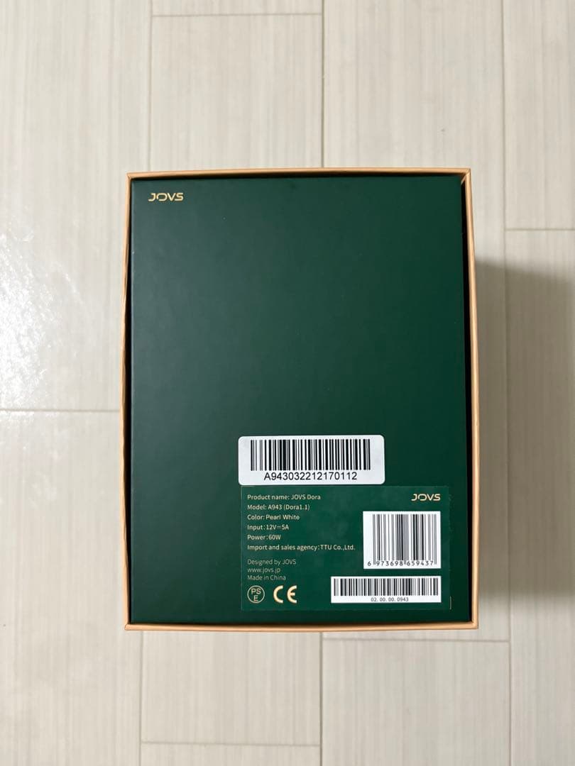 JOVS DORA 脱毛器 ピュアホワイト