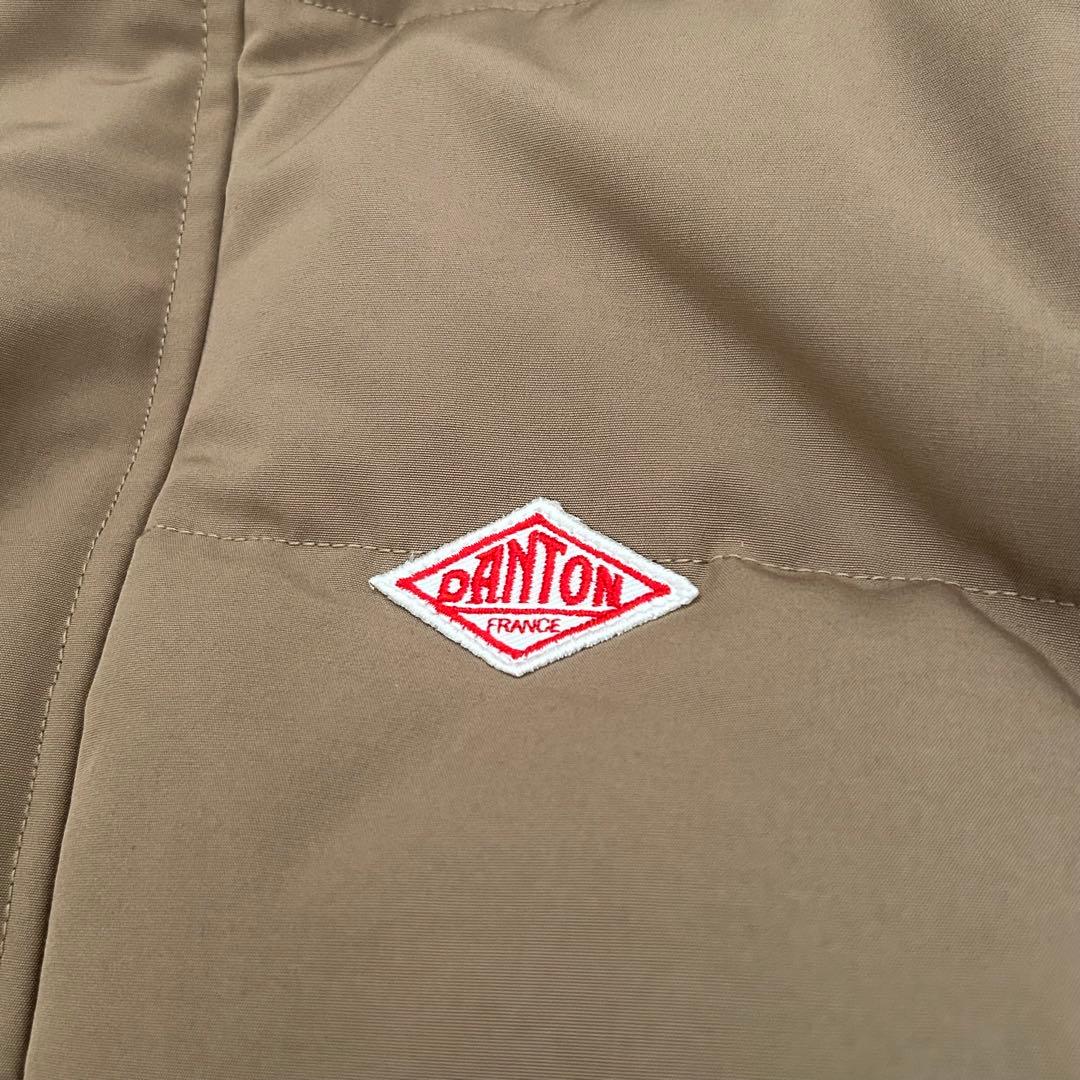 極美品✨ DANTON ショートダウンジャケット ファー着脱可能 キャメル M