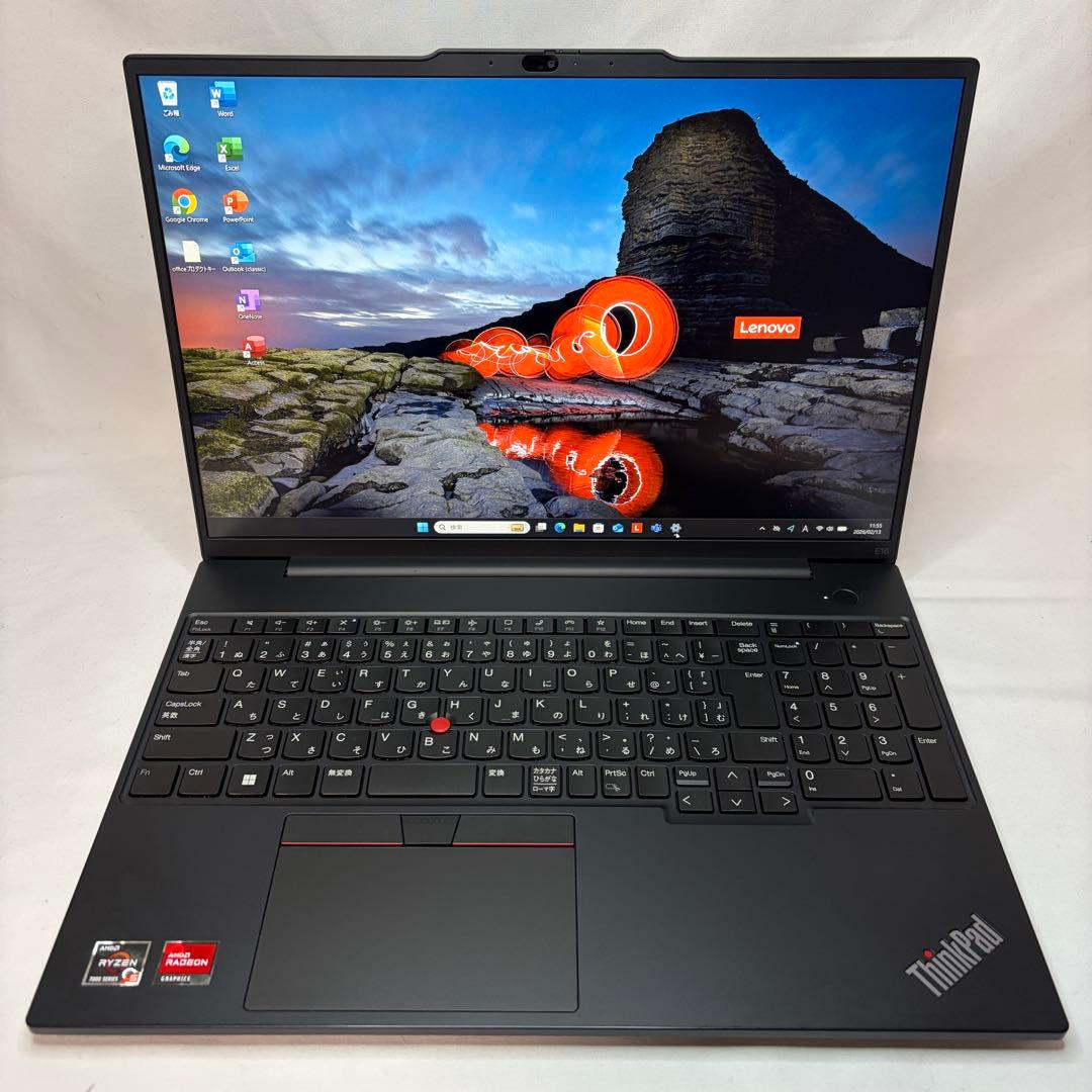 美品 ThinkPad E16 Ryzen 5 7530U 16GB 512GB