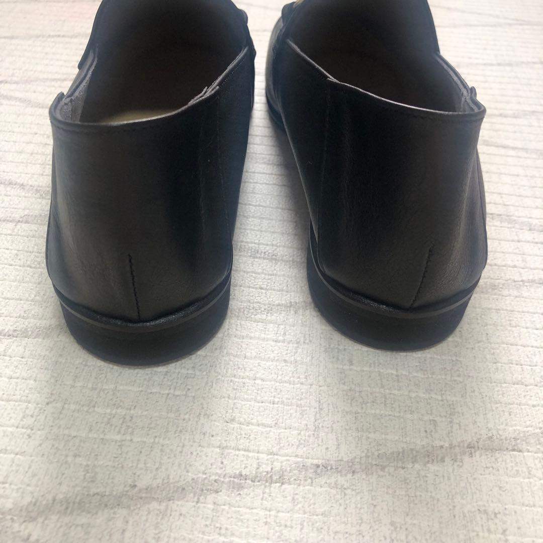 【新品】Le Talonレザービットバブーシュ　24.5㎝