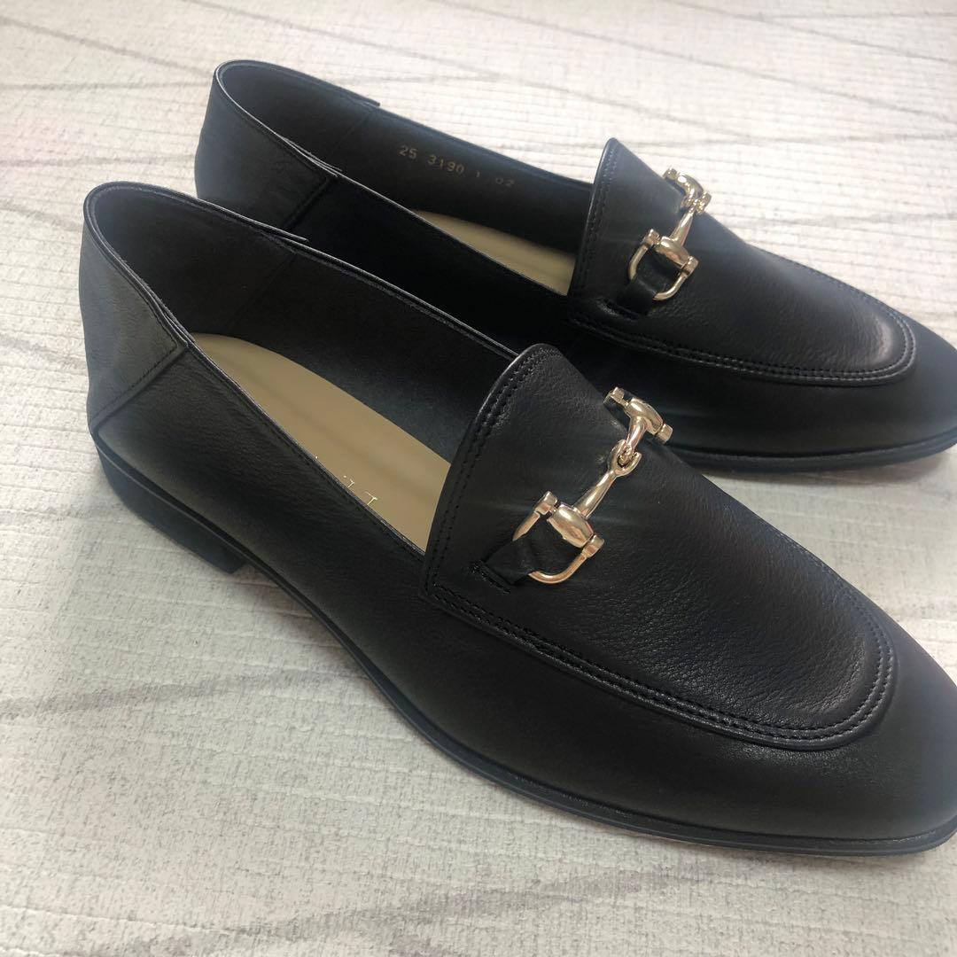 【新品】Le Talonレザービットバブーシュ　24.5㎝