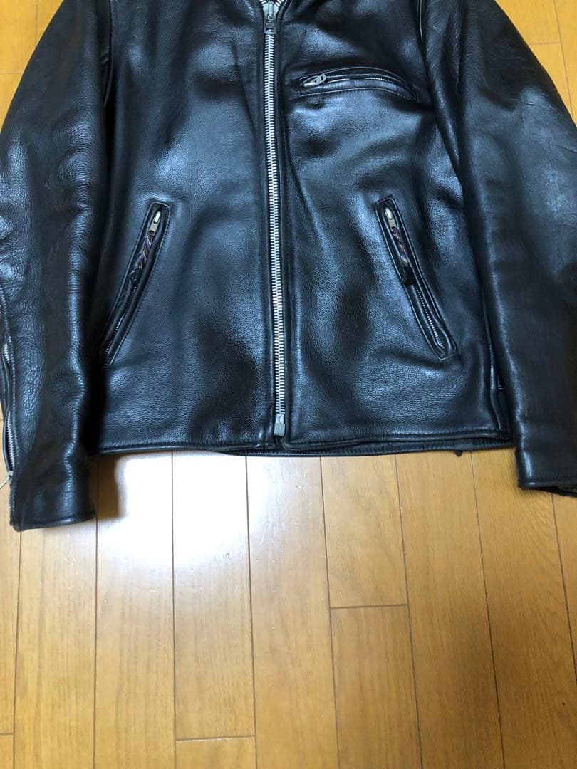 【USA製】90s BRANDED GARMENTS オーチャード 革ジャン