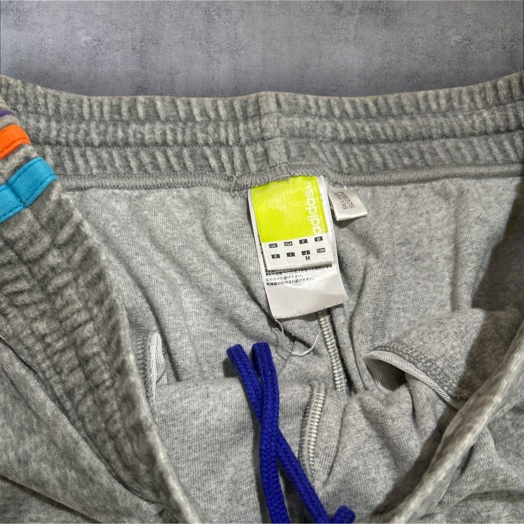 adidas トラックジャケット　ベロア調　マルチカラー　上下セット　ダンス