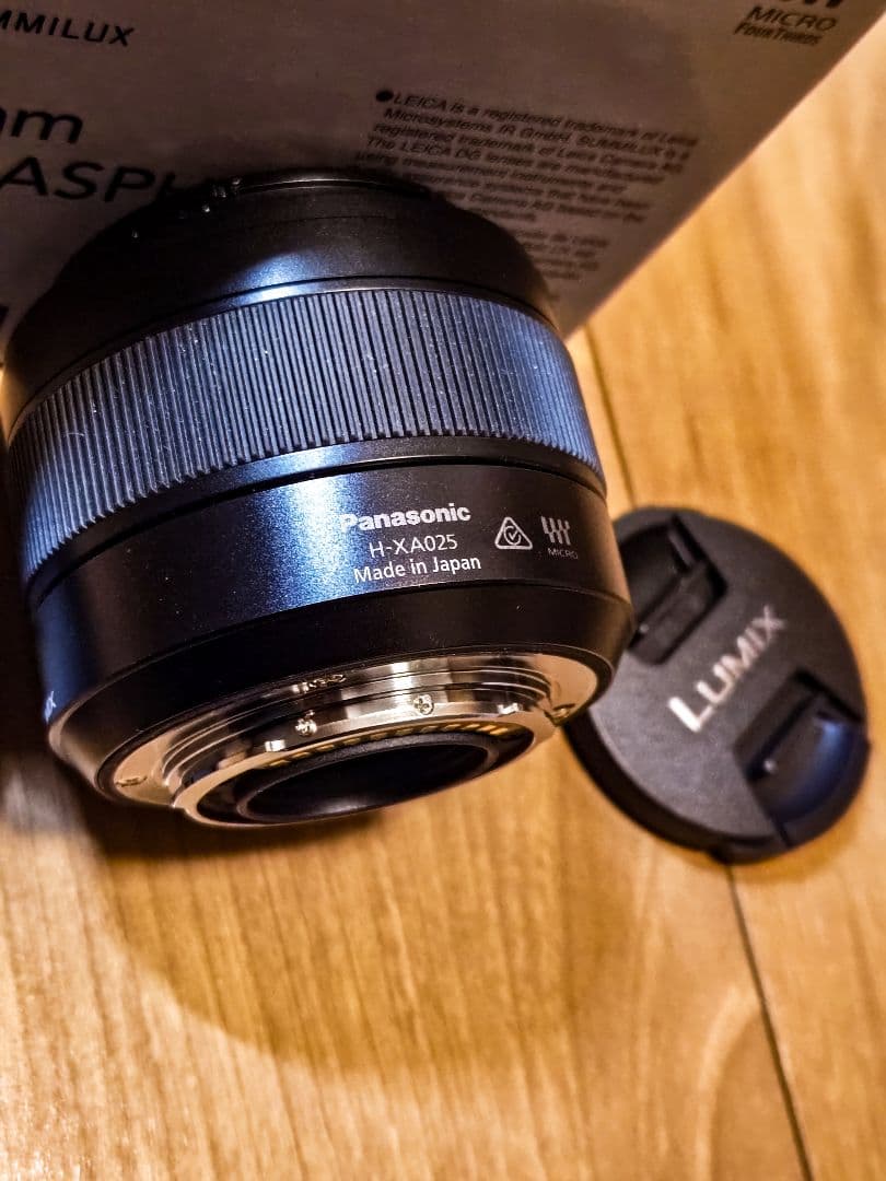 パナライカLEICA DG SUMMILUX 25mm F1.4 H-XA025