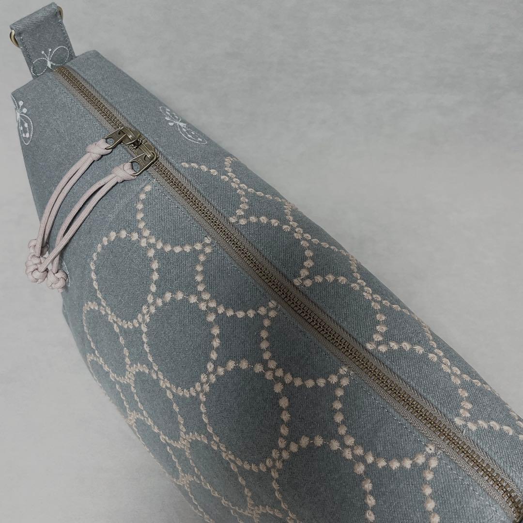 ハンドメイド　ミナペルホネン　クロスボディバッグ⑅︎◡̈︎*