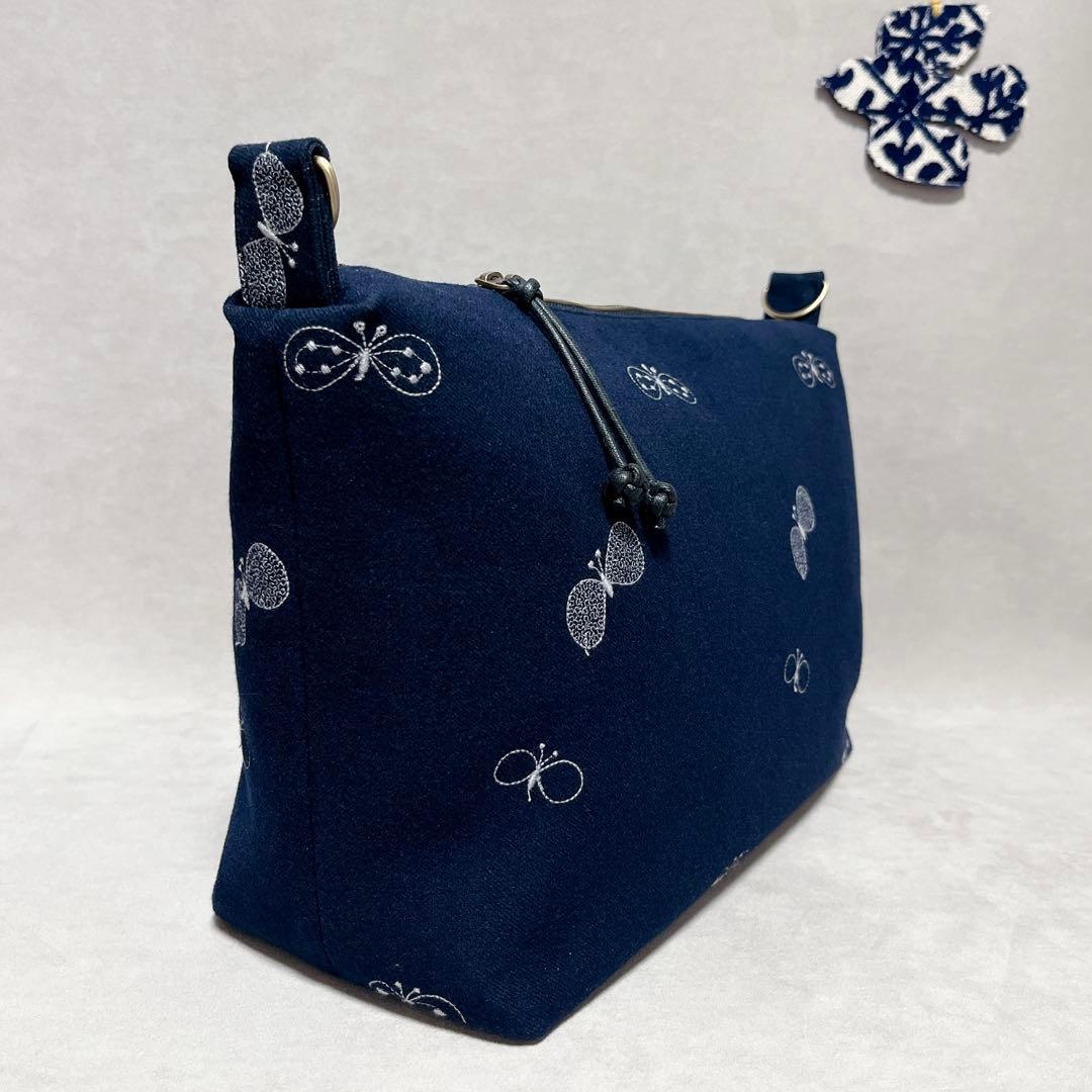 ハンドメイド　ミナペルホネン　クロスボディバッグ⑅︎◡̈︎*